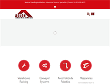 Tablet Screenshot of allenindustrialservices.com